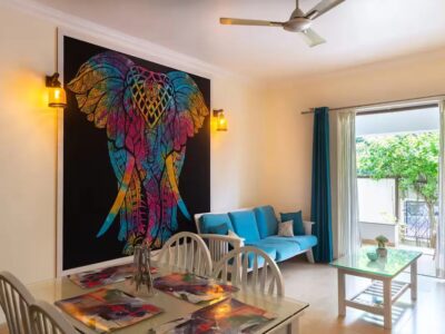 Couple Friendly 1BHK | Pool | Wi-Fi | Near Baga