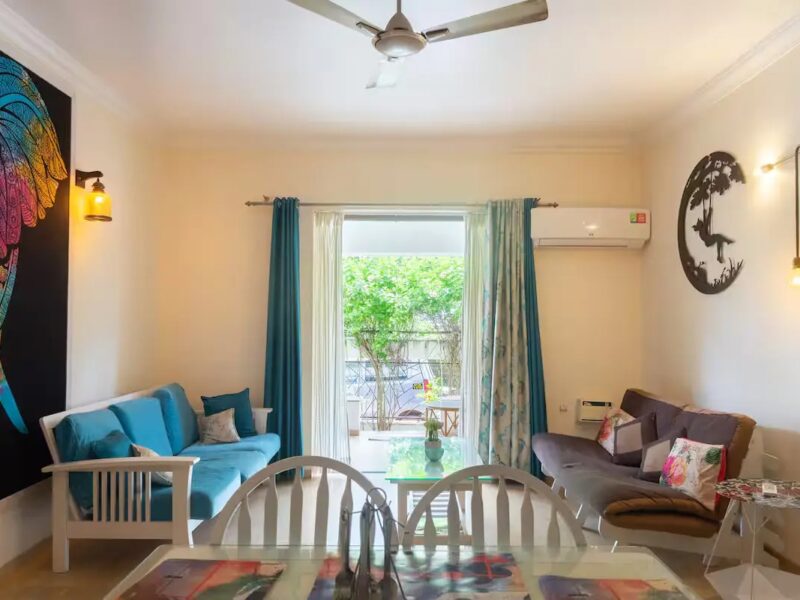 Couple Friendly 1BHK | Pool | Wi-Fi | Near Baga